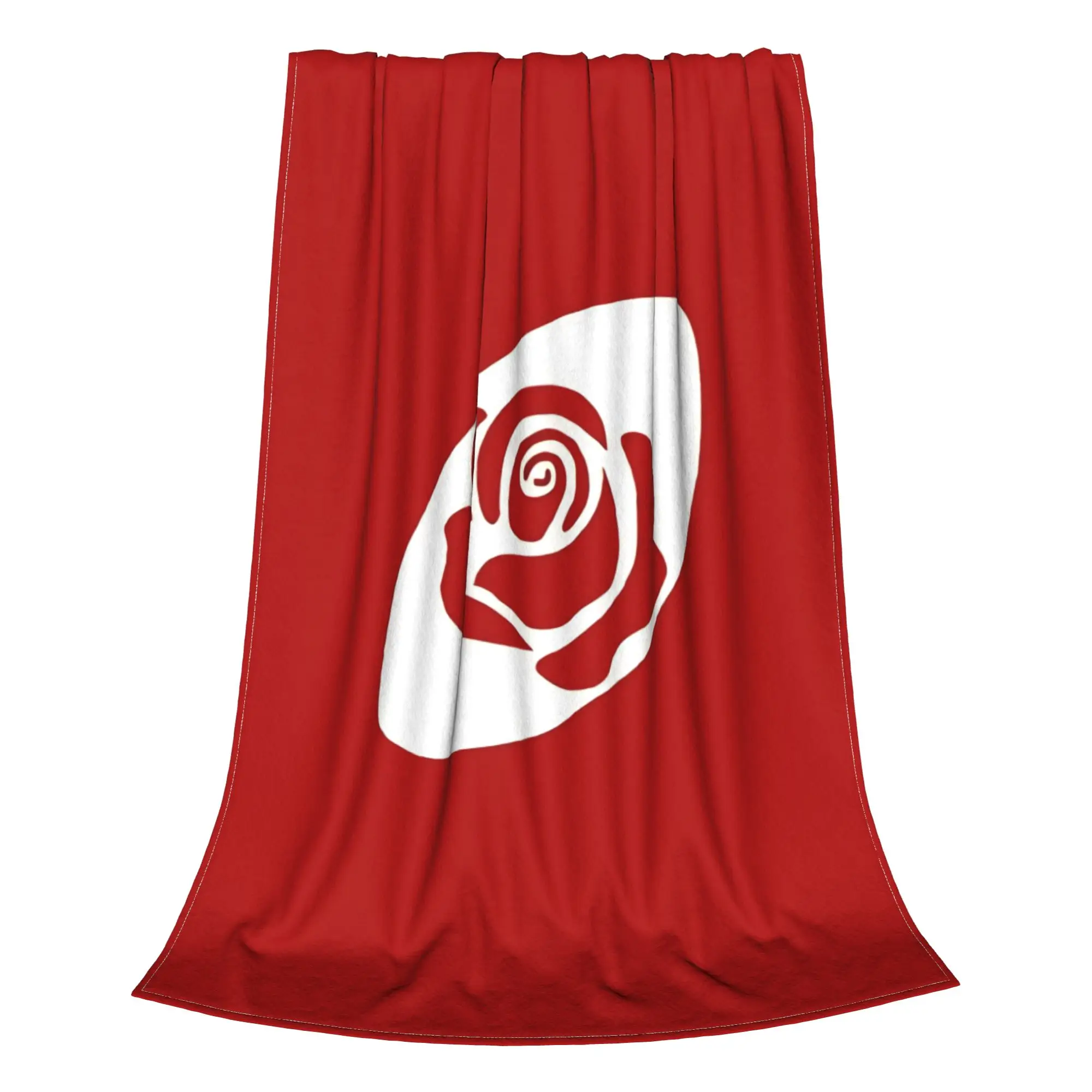 1PC Heraldic Pattern England Rose Home Room Decorations Winter Blankets For Adults Bedding Home Interior Sofa Knee