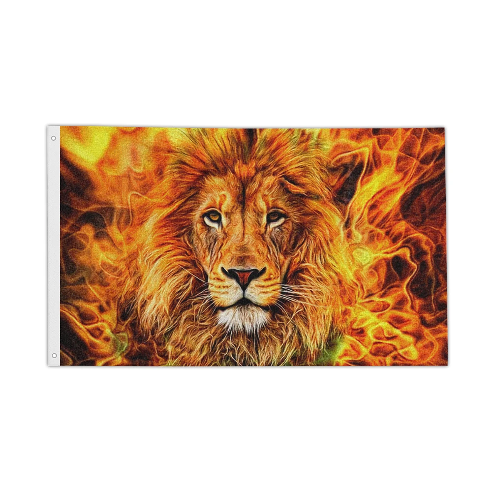 

Lion Flag 90*150cm 120*180cm The Lion Of The Tribe Of Judah Custom Banner Flags Decoration