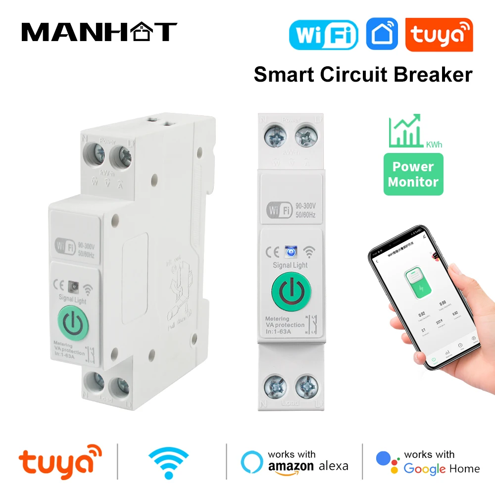 Tuya Wifi 1P+N 63A … - image