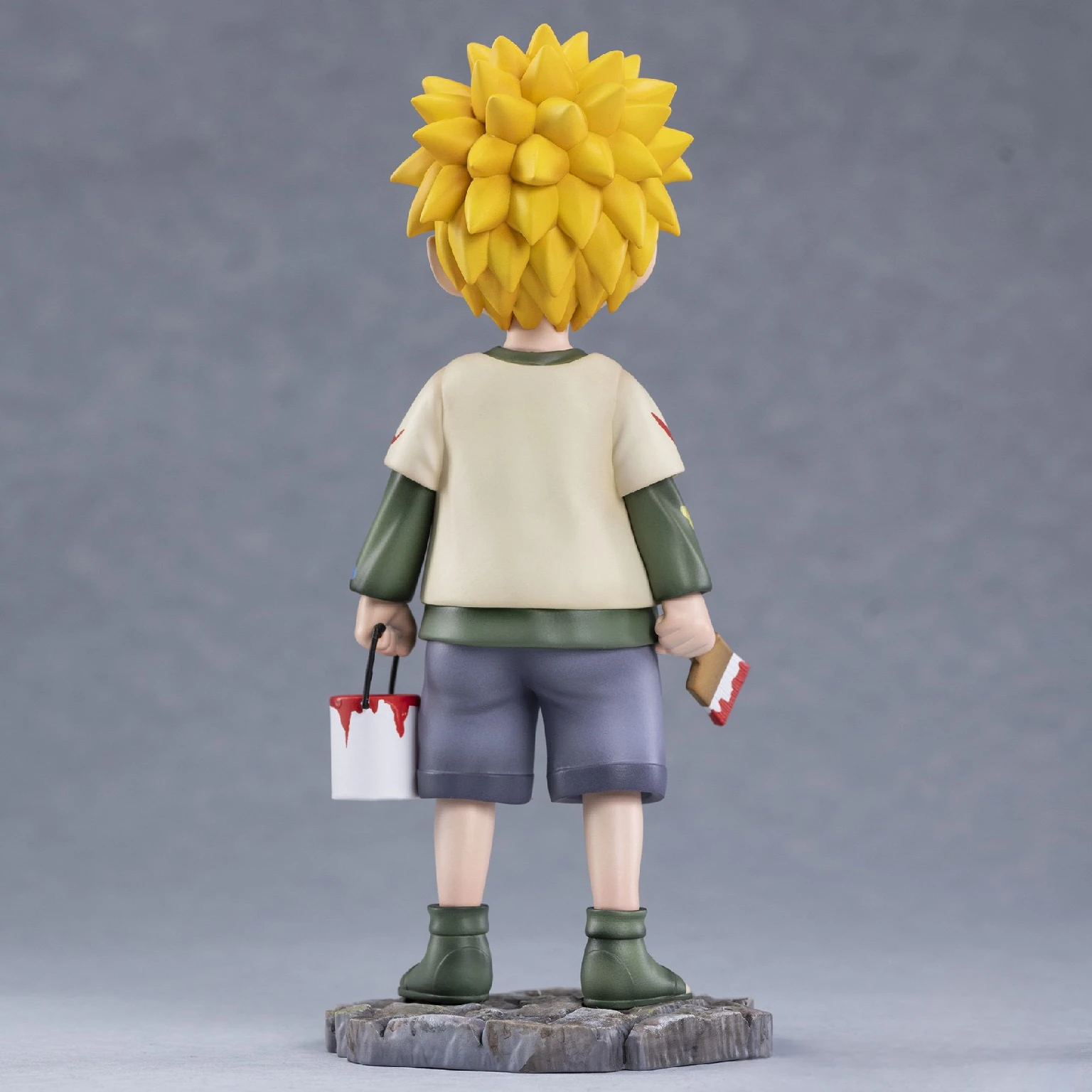 Anime Naruto Childhood Uchiha Sasuke Cute Action Figure GK Model Statue Collectible Ornaments Figurine Kid Toy Birthday Gift