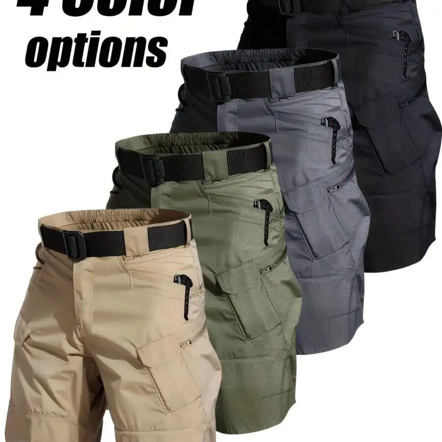 

Mens Tactical Cargo Shorts Lightweight Quick Dry Breathable Multi Pocket Outdoor Hiking