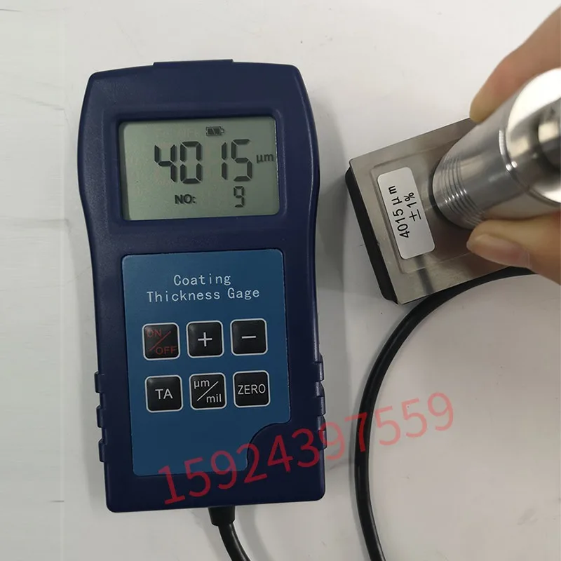Wide Range Coating Thickness Gauge for Enam-el Flake, Steel Fireproof Paint & Anti-corrosion Coatings