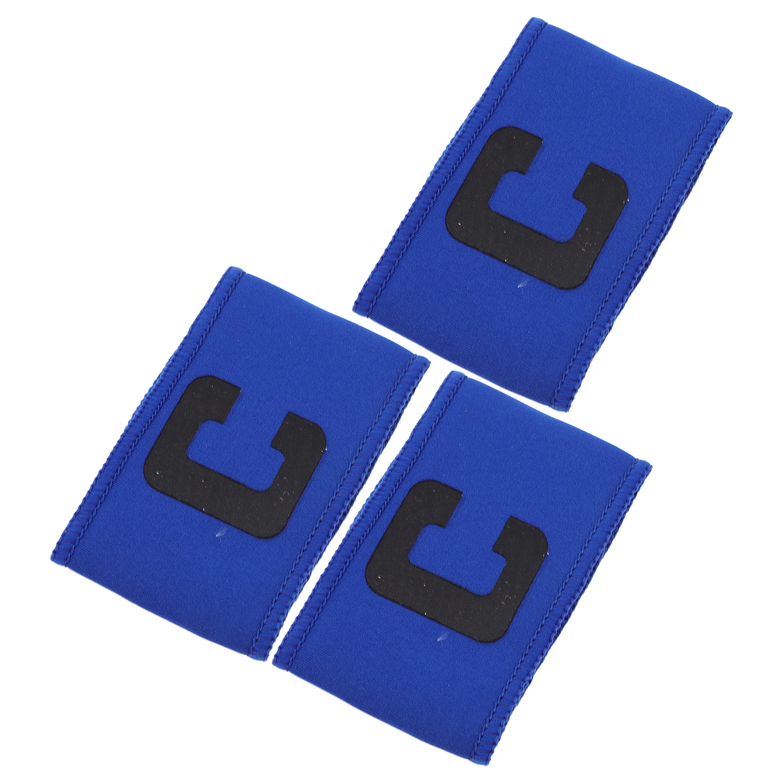 

3 Pcs Captain's Logo Sports Arm Bands Football Soccer Leader Armband Equipment Colour Armbands