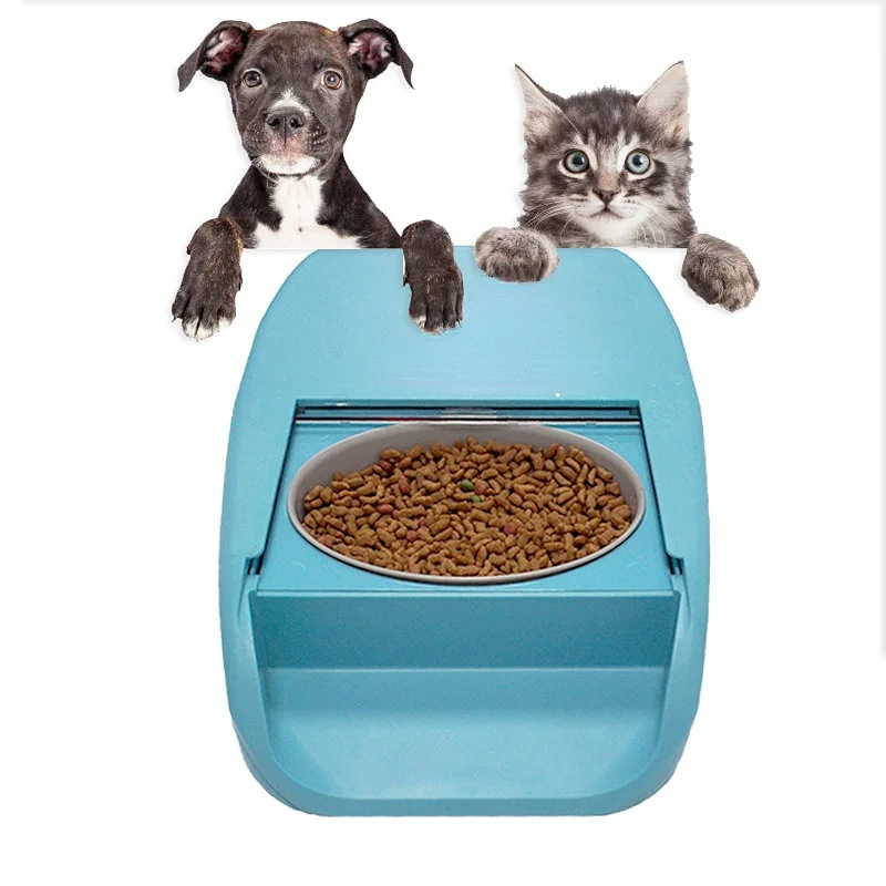 

Smart Food Dispenser pet cat puppy Feeder Microchip RFID Automatic Pets new inventions dog plate