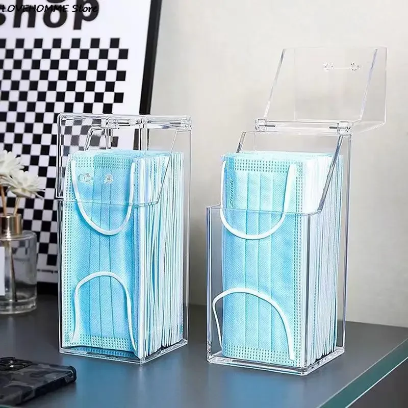 

Коробка для хранения масок, коробка для влажных салфеток, держатель для детских салфеток, бытовая пыленепроницаемая коробка для салфеток с крышкой, дизайн кухонного уплотнения