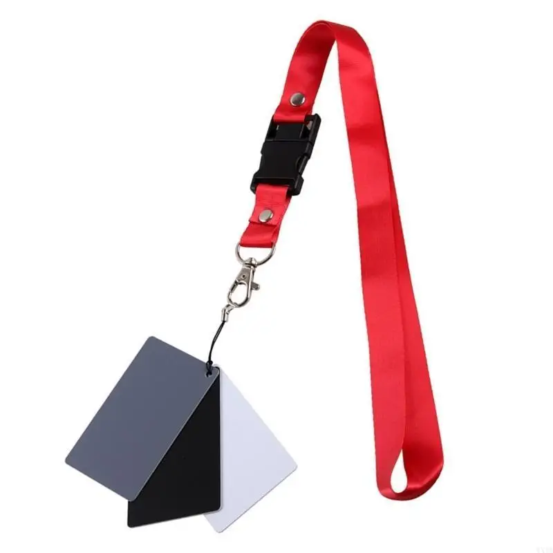 Компактно 18Degree Digital White Black Card 18% серая карта для точной коррекции баланса белого цвета в фотографии