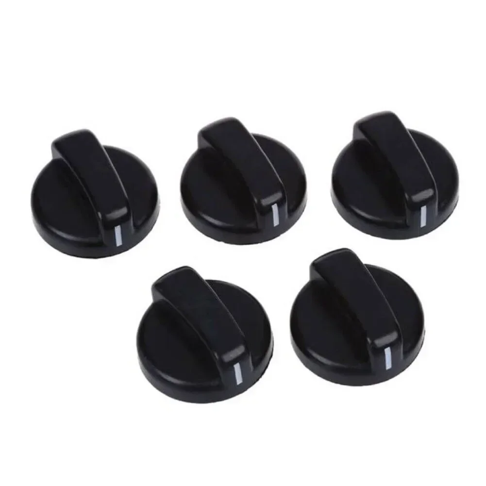 ALLGOOD 5X 8mm Replacement Switch Knob Gas Stove Control Knob Plastic Knobs General Range Oven Knobs Cooker Hob Knob For Benchto