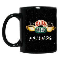 Personalized Name Mug Central Perk Design Coffee Mug  Custom Tea Cup Black Milk Beer Mugs Lovers Friends Gifts Dropshipping