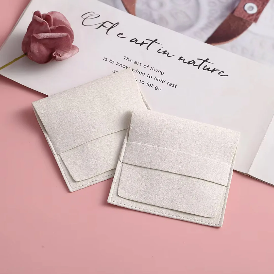 

20Pcs Microfiber Jewelry Velvet Bags Present Pouch for Earrings Necklace Candy Wedding Gift Package Envelope Sack Storage