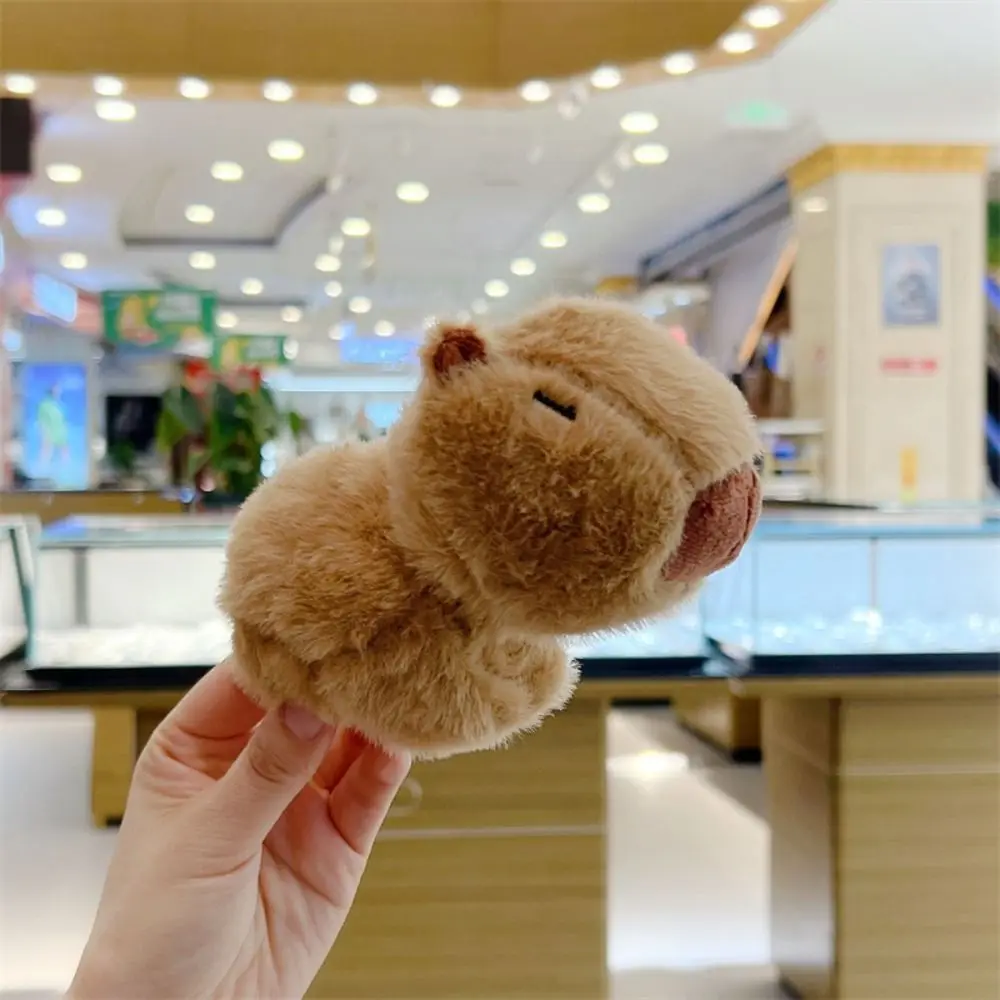 Capybara Clap Circle Toys Slap Snap Wrap Wristband Bracelet Capybara Plush Hand Ring Fun Pop Circles Kids Brithday Gift