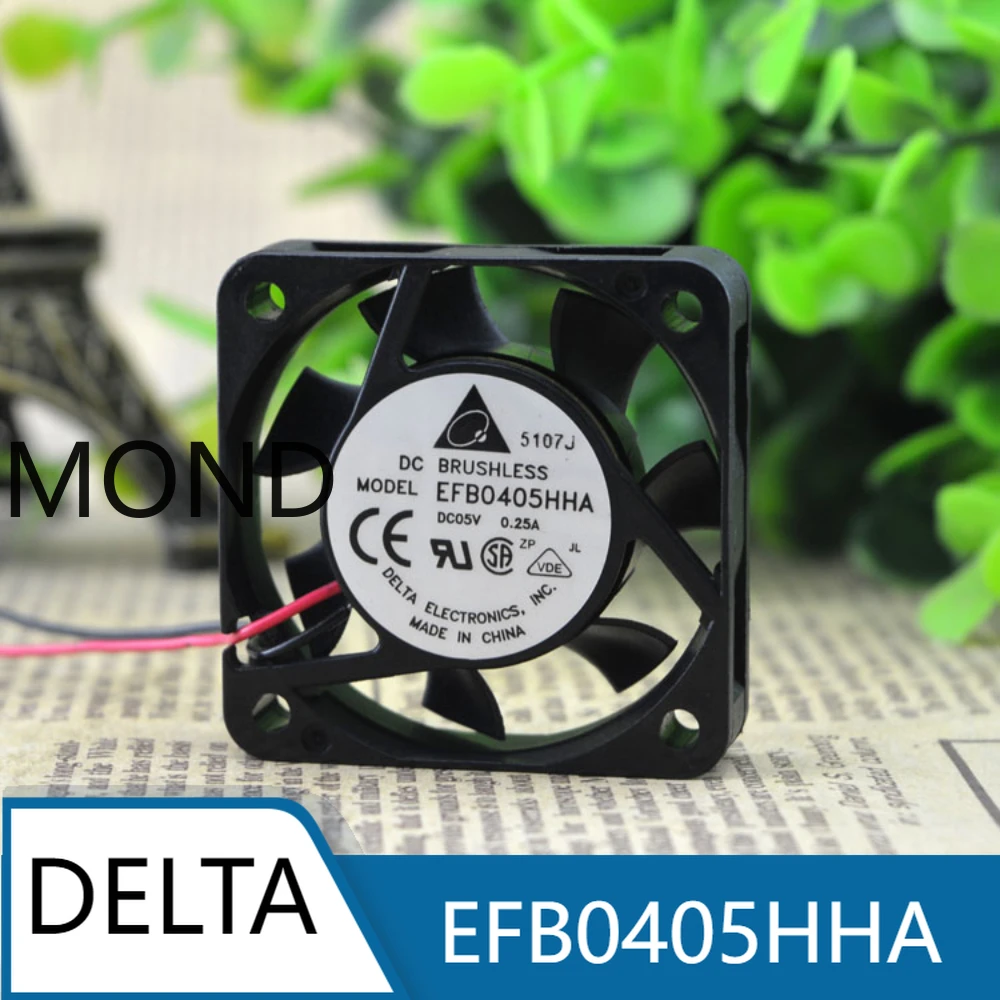 

EFB0405HHA Delta 4010 0.25A 4cm Projector USB High Airflow Cooling Fan DC5V Axial Fan Fan Heat Sink