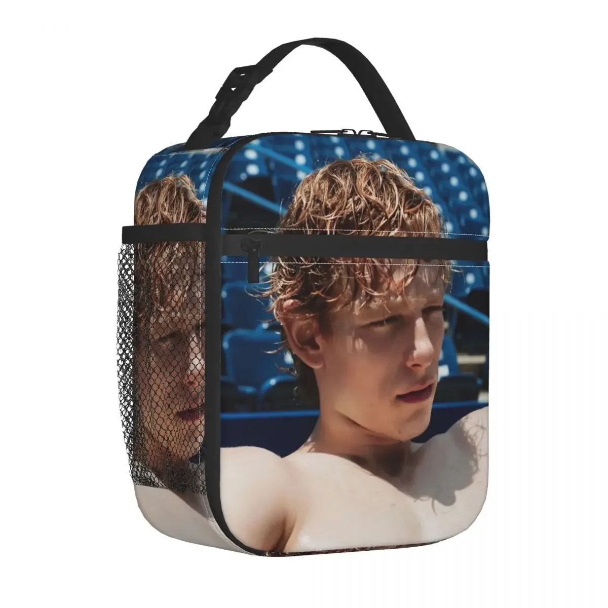 Mike Faist Product Insulated Lunch Bag For Picnic Challengers Movie Food Storage Bag Leakproof Cooler Thermal Lunch Boxes