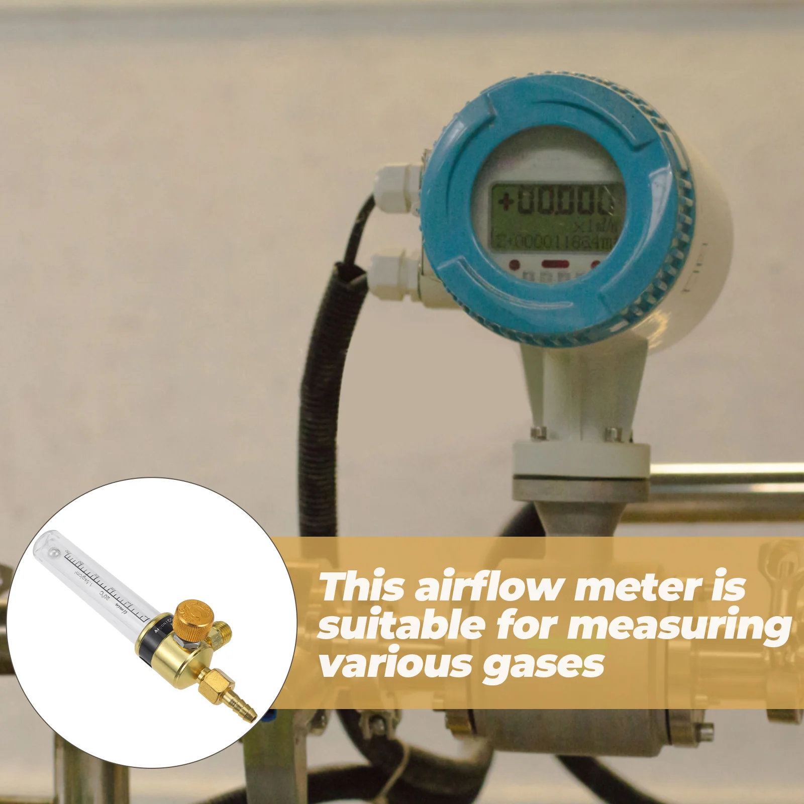 

1Pc High Precision Argon Gas Flow Meter CO2 Flowmeter Easy To Use Flow Meter Tube For Gas Detection
