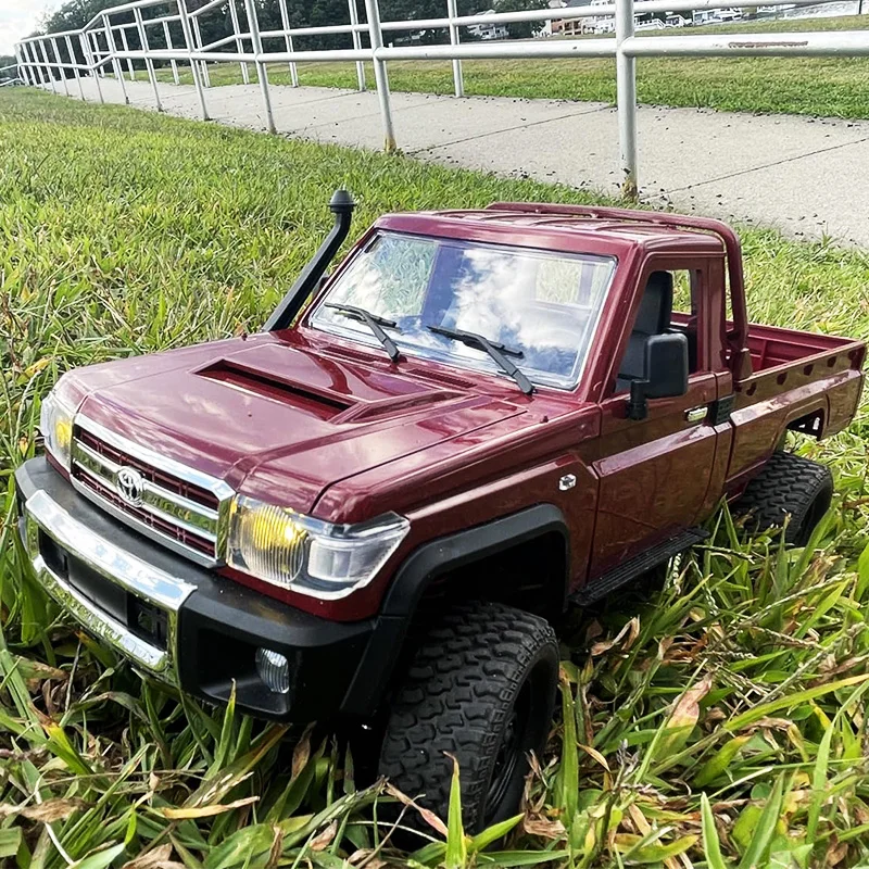 Camión recogedor sobre orugas MN82 RC 1:12 2,4G 4WD Lc79 Control remoto escalada todoterreno 280 vehículo con Motor cepillado modelo chico juguete para regalo