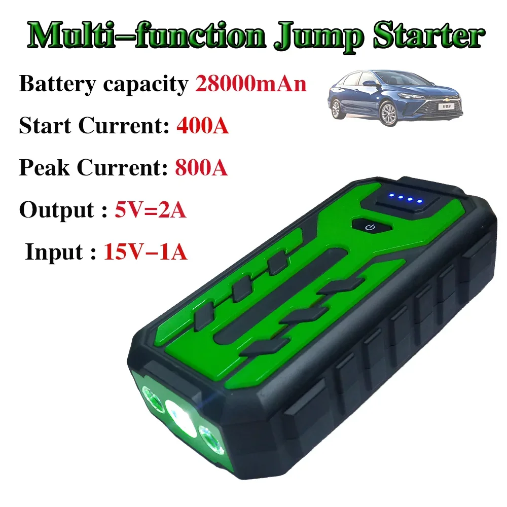 

12V 28000mAh High Capacity Power Bank Battery Car Emergency Start Power Supply Igniter Backup Rescue Power Up