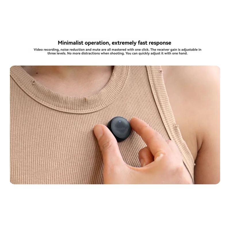 AA60-Für Insta360 X5 Mic Air Drahtlose Mikrofon Sender Für X5 Magnetisch Geklemmt Mikrofon Zubehör 1 TX 1 RX