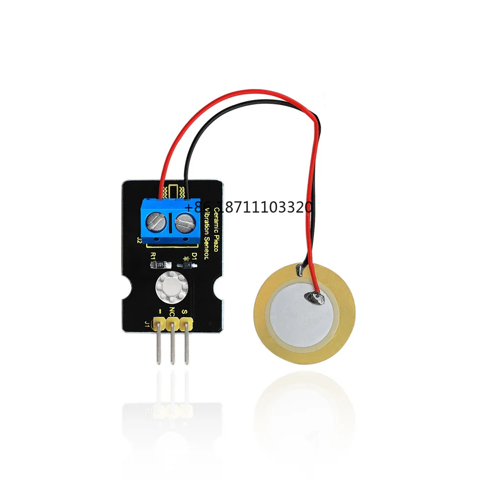 Keyestudio Analog Piezoelectric Ceramics Vibration Sensor for Microbit
