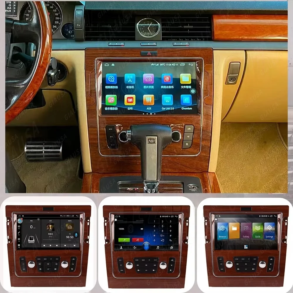 new Carplay andriod Car Radio For Volkswagen Phaeton 2004-2015 Multimedia Video Player Stereo Auto DSP GPS Navigation Head Unit