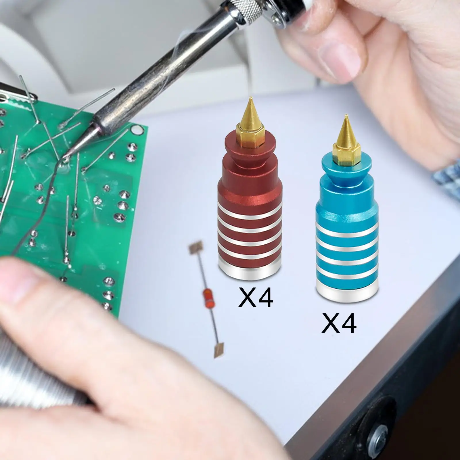 4x Magnetic PCB Fixture Pins Stable Fixed Support for Soldering Station