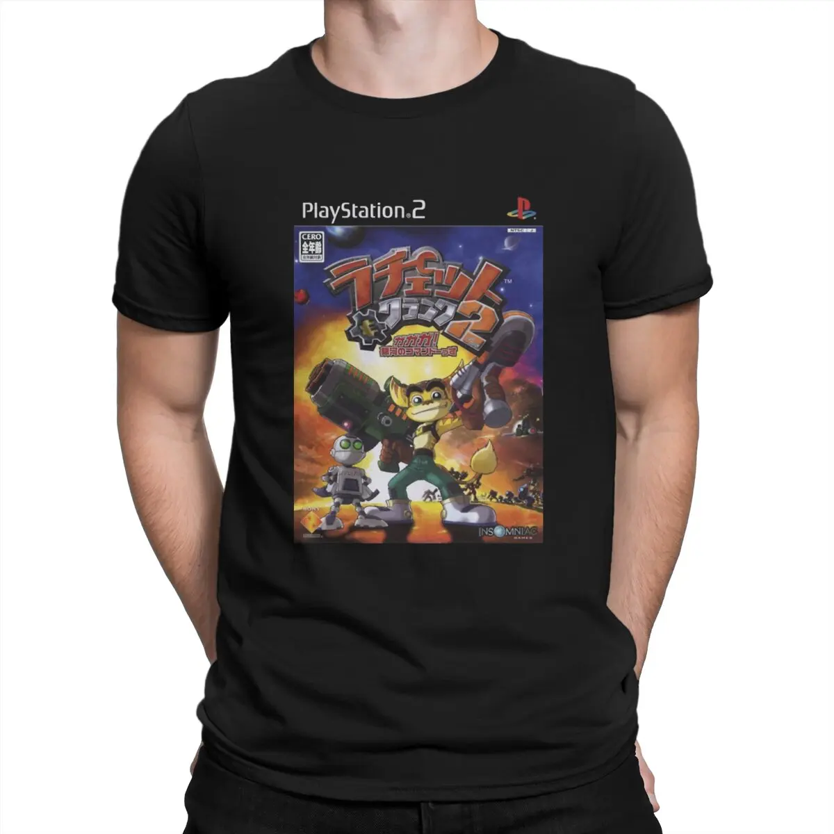 Ratchet & Clank Man TShirt Japanese Fashion T Shirt Original Sweatshirts Hipster