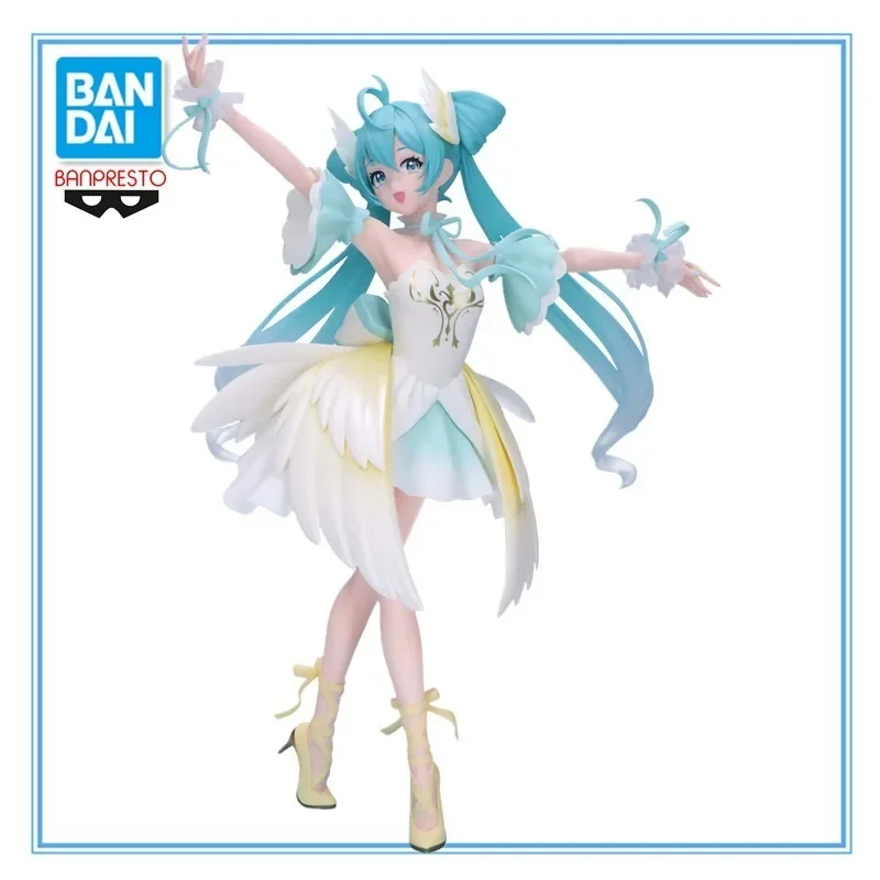 Figurines d'anime classiques BANPRESTO EVOLVE Hatsune Miku, jouets en PVC, collection de figurines d'action, poupées, cadeaux