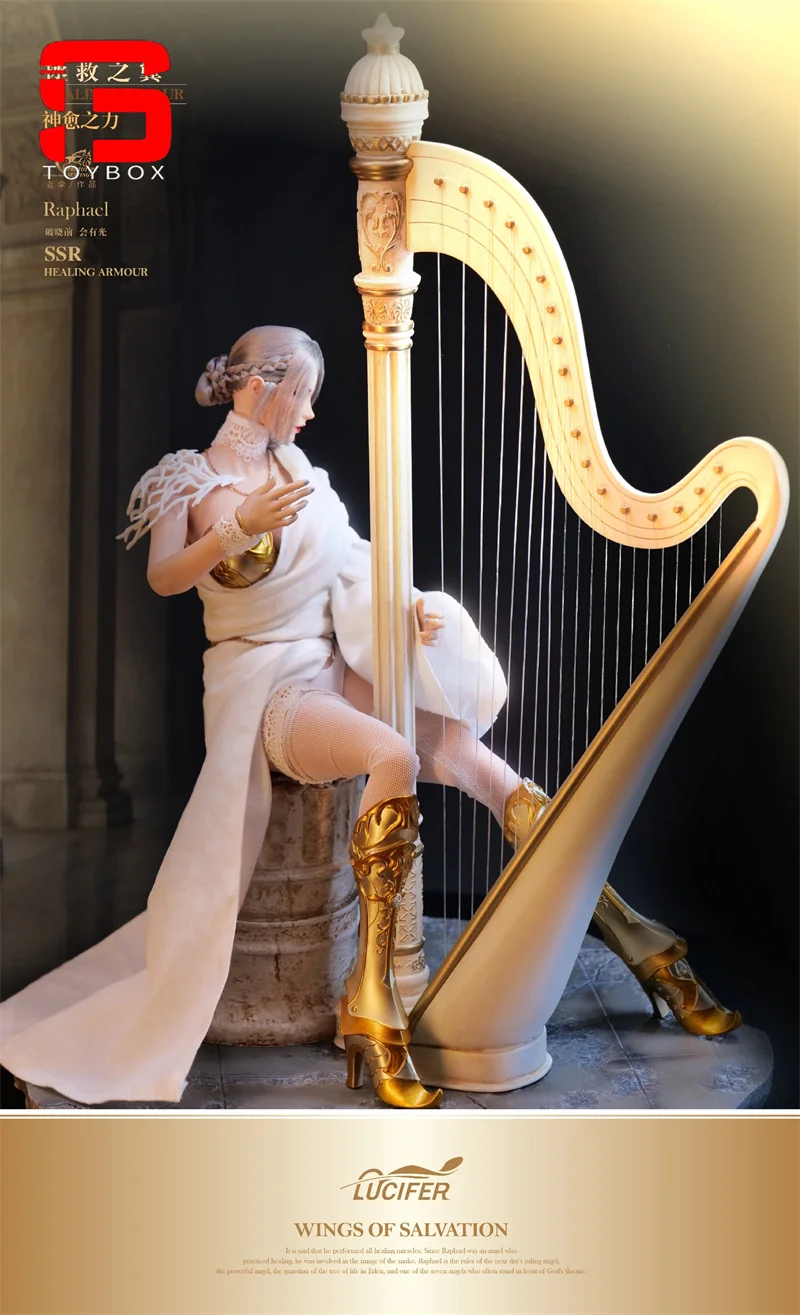 W magazynie Lucifer LXF2310 1/6 skala Dawn Wings Raphael figurka 12-calowa figurka żeńskiego żołnierza Model dla kolekcji fanów