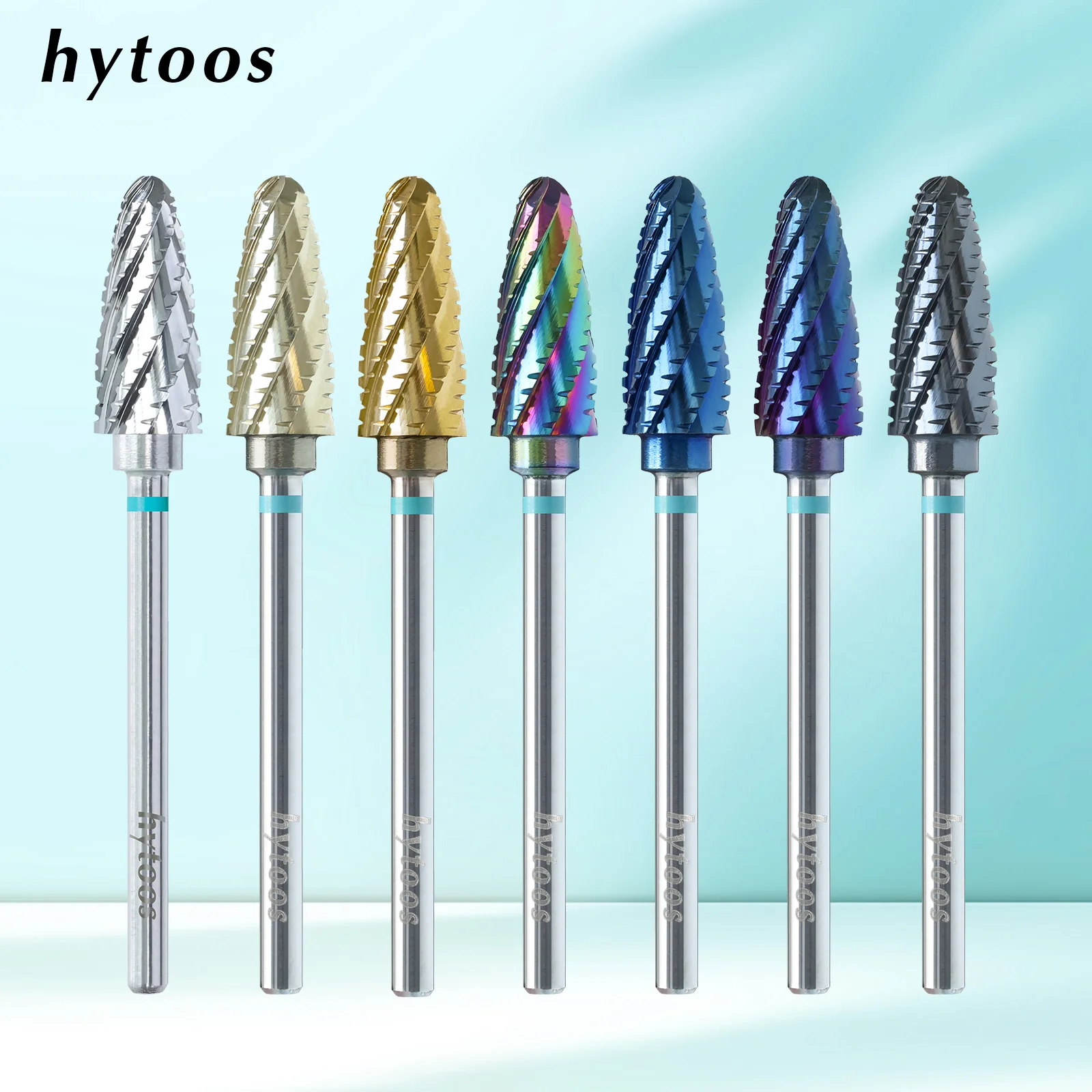 หัวเจียรอะคริลิค HYTOOS Tornado สำหรับเครื่องเจียรเล็บแบบมืออาชีพ หัวเจียรคาร์ไบด์สำหรับเจียรเจลหนา อุปกรณ์เสริมสำหรับเครื่องเจียรไฟฟ้า ตะไบเล็บ อุปกรณ์ทำเล็บ