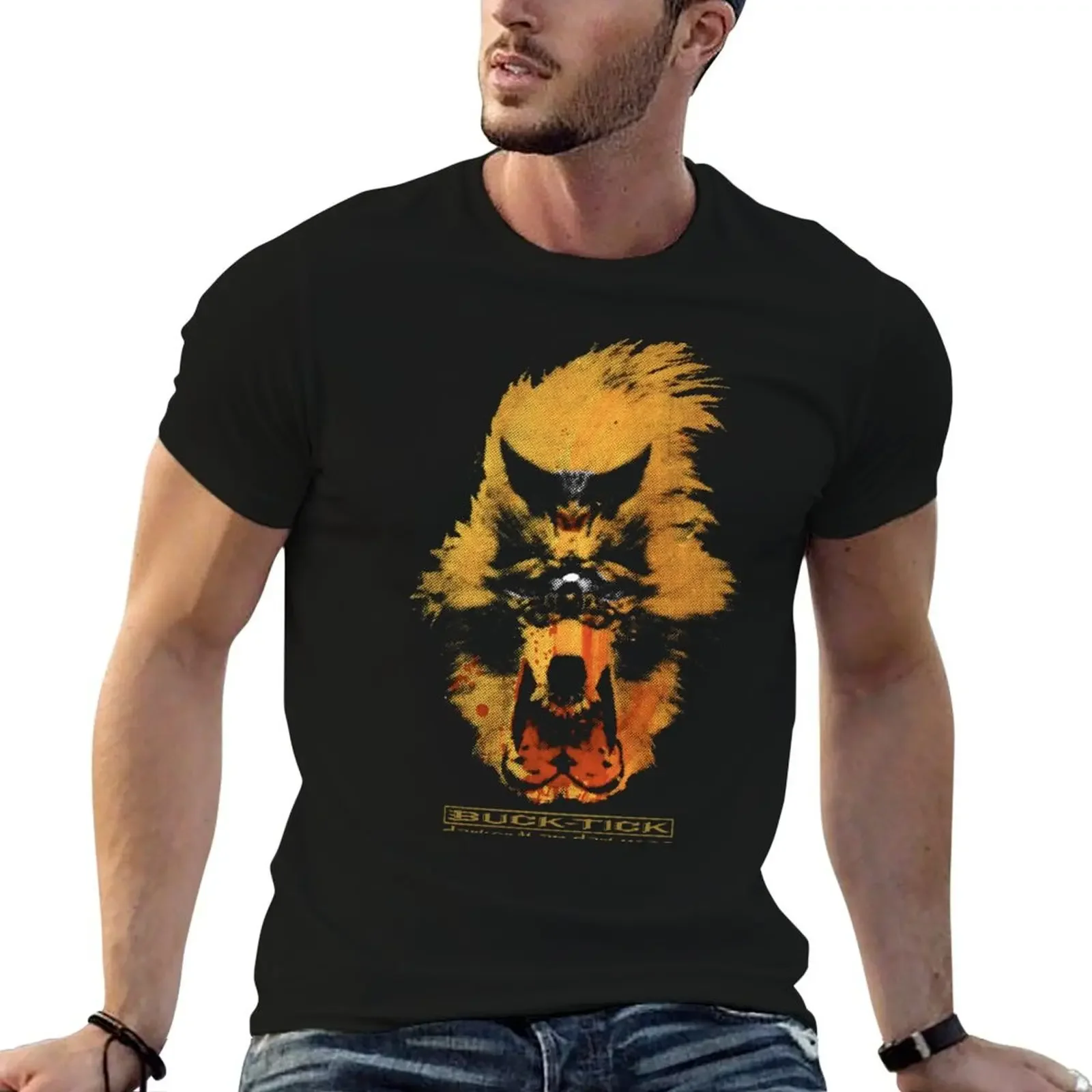 Buck Tick DTD T-Shirt anime tshirt boys animal print heavyweight t shirts for men