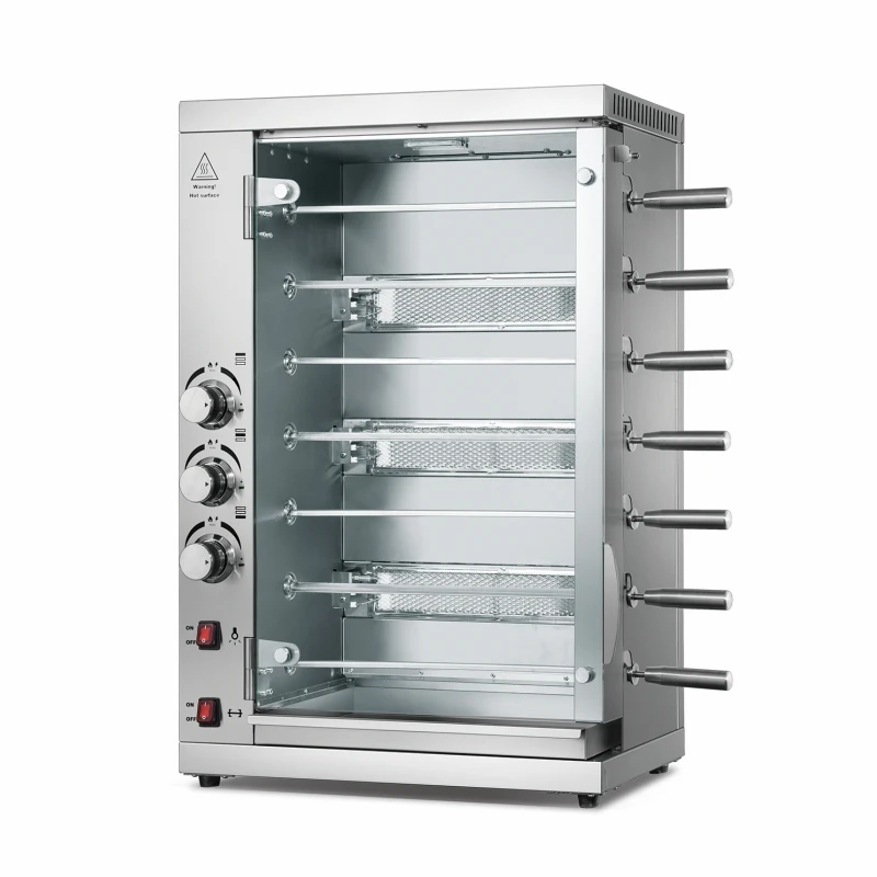

Chicken Rotisserie Machine Gas Stainless Steel Chicken Rotisseries