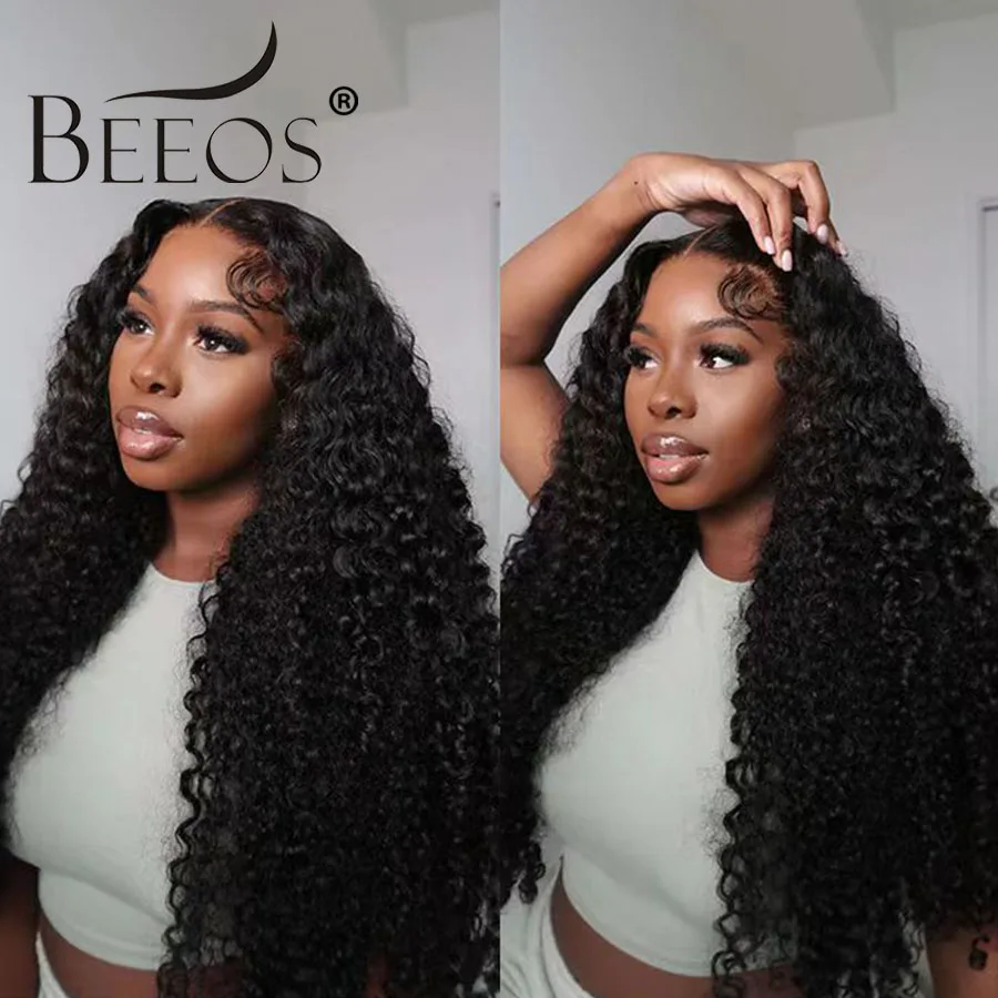 BEEOS Upgraded 2.0 Tiny Knots 13x6 Full Frontal HD Lace Wigs Skinlike HD Lace Bye Bye Knots 5x5 13x4 Water Wave Wigs For Women