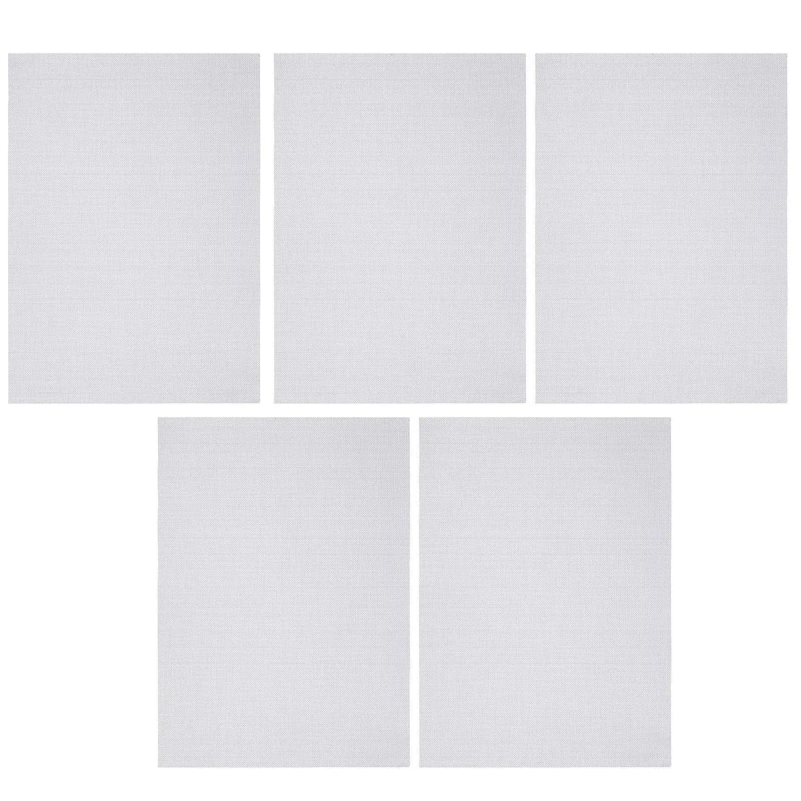 5Pcs Stainless Steel Wire Mesh for Automotive Bumper Repair Plastic Welding Kayak Repair Vent Mesh Construction Net Corrosion
