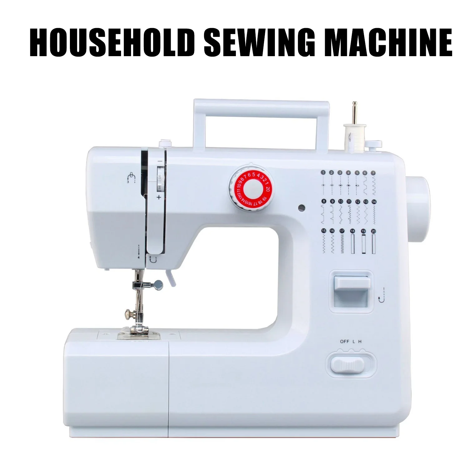 

Home Sewing Machine Mini Portable Small Lock Edge Button Eye Thick Sewing Machine Home
