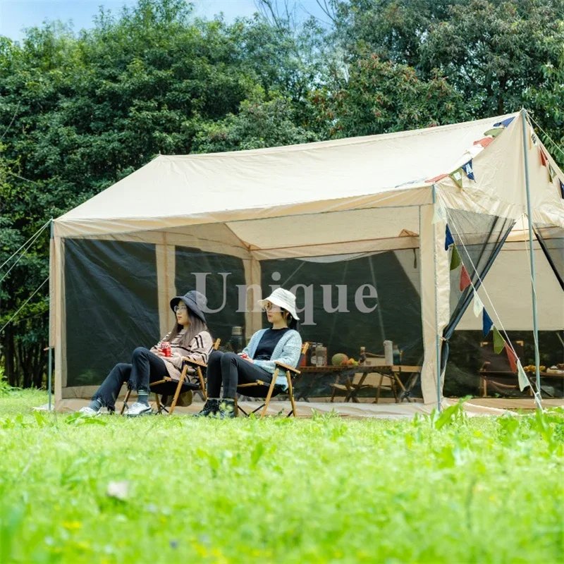 Mosquito Proof Camping Tent, Team Awning, Family Mesh Tarp, Beach Pergola, Car Shelter