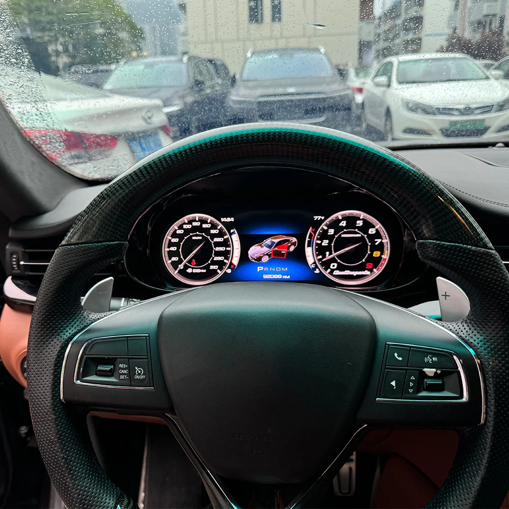 

ЖК-спидометр, приборная панель автомобиля для Maserati Quattroporte 2014-2022, цифровой кластер, виртуальная приборная панель, панель дисплея GPS