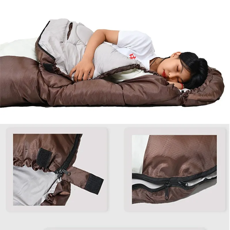 Winter sleeping bag super large space sleeping bag hand build free camping sleeping bag