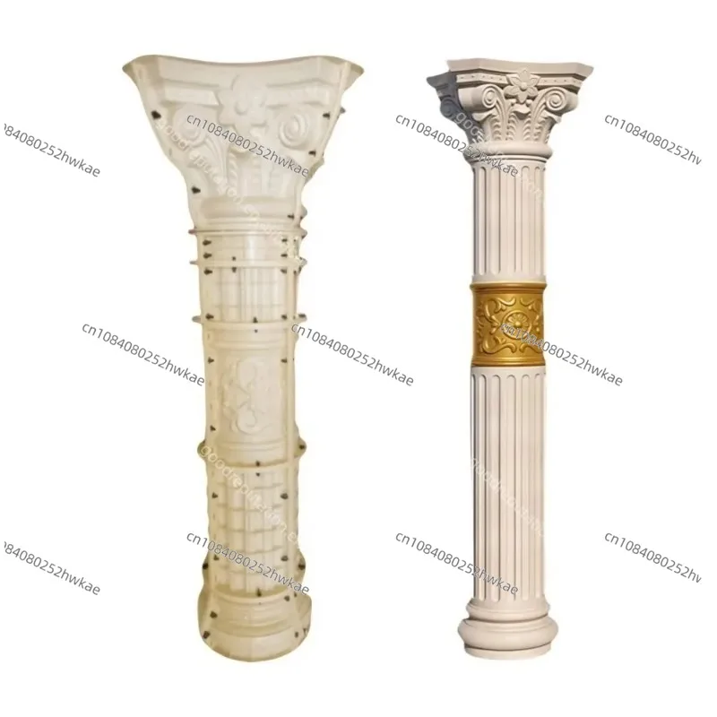

Suitable for top concrete column mold casting, Roman column mold building, outdoor decorative plastic