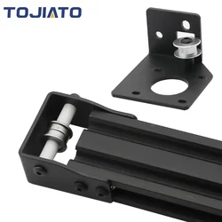 Tojiato CR-10/Tornado/Ender3 Clone 3D Printer Parts Y Axis Parts Nema 17 Stepper Motor and Pulley Belt Bracket for 2040 V-Slot
