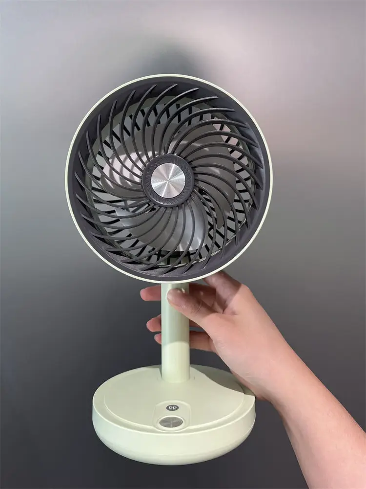 Настольный циркуляционный вентилятор DP USB 18650, перезаряжаемый портативный электрический ручной вентилятор, мини-настольный настольный вентилятор