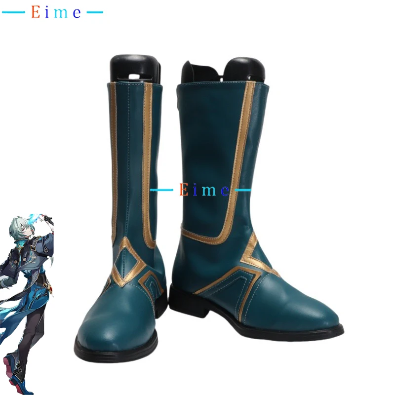 

Honkai Star Rail Anaxa Cosplay Shoes PU Leather Shoes Halloween Party Boots Anime Accessories Cosplay Props Custom Made