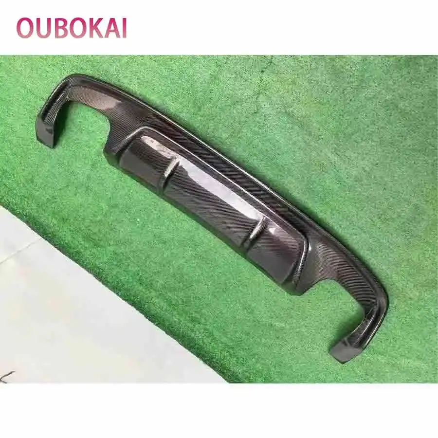 For Audi A5 Coupe 2009-2011 Regular Four-door Carbon Fiber Car Rear Bumper Diffuser Rear Splitters Spoiler Back lip body kit view 5