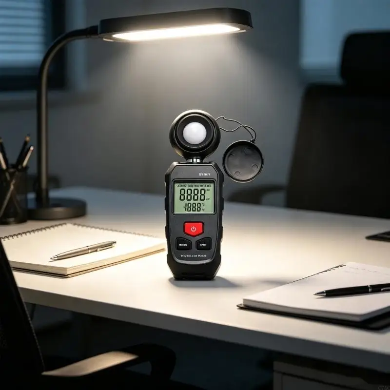 Digital Light Tester Luminance Meter With Sensitive Sensors For Home & Workplace C7AC
