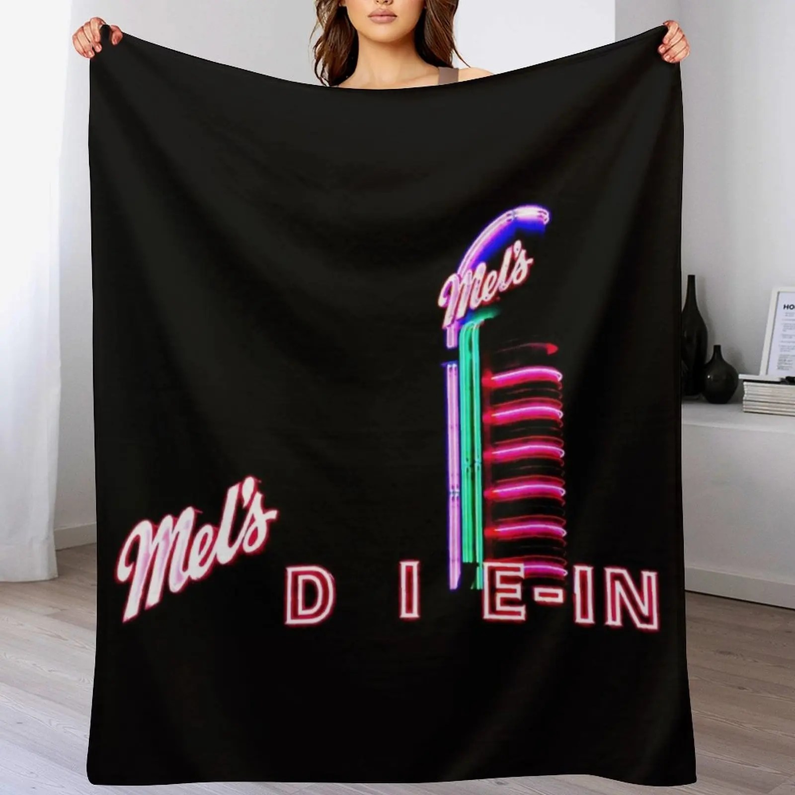 

Mel's DIE IN Throw Blanket