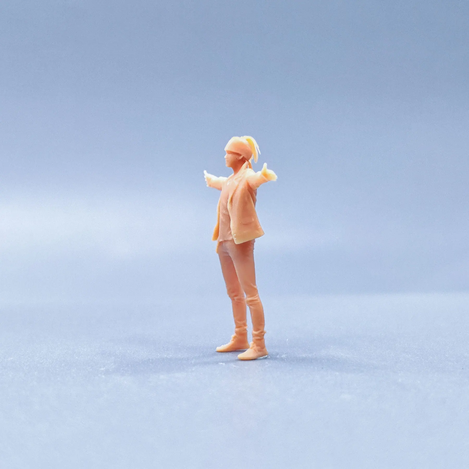 1/64 1/43 인형 스케일 모델 수지 D 코치 Liu qingciuncolor 미니어처 디오라마 Hand-paintedS143