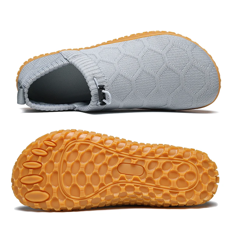 New Men's Wide Head Barefoot Shoes Anti Slip Breathable Walking Shoes for Men Wear-resistant Lightweight Running Sneakers 36-48