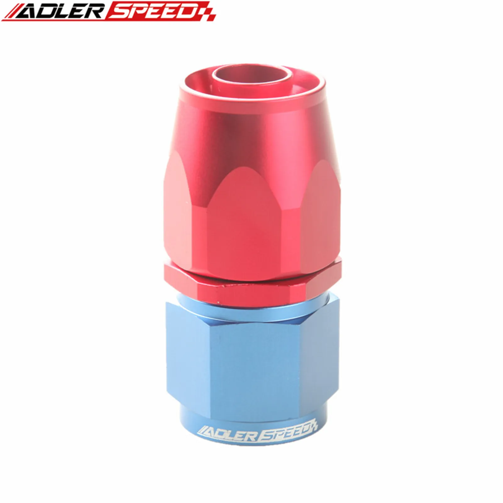 Universal AN4/AN6/AN8/AN10/AN12/AN16 Straight 45 90 Degree Oil Fuel Swivel Hose End Fitting Oil Hose End Adaptor Kit Red-Blue