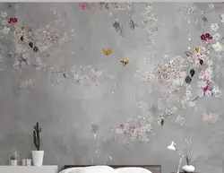 papel pintado de pared Custom 3d Wallpaper Mural American Flower Butterfly Living Room Bedroom Background Wall pintado de pared