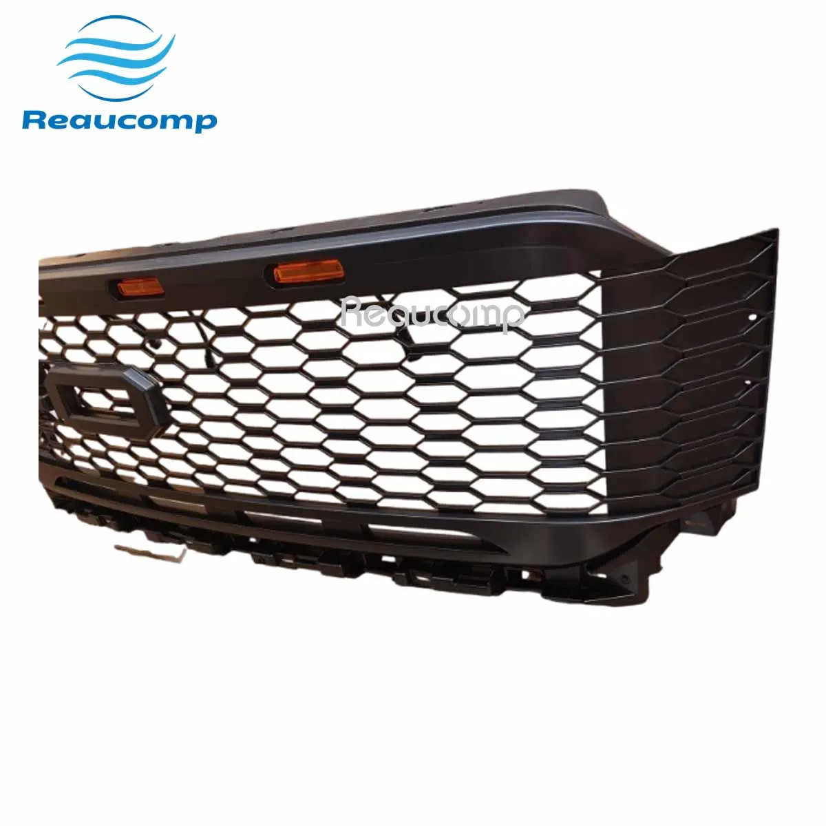 For Ford F150 2021 2022 Upper Grid Racing Grille Raptor Grills Pickup Truck Accessories Front Car Grill