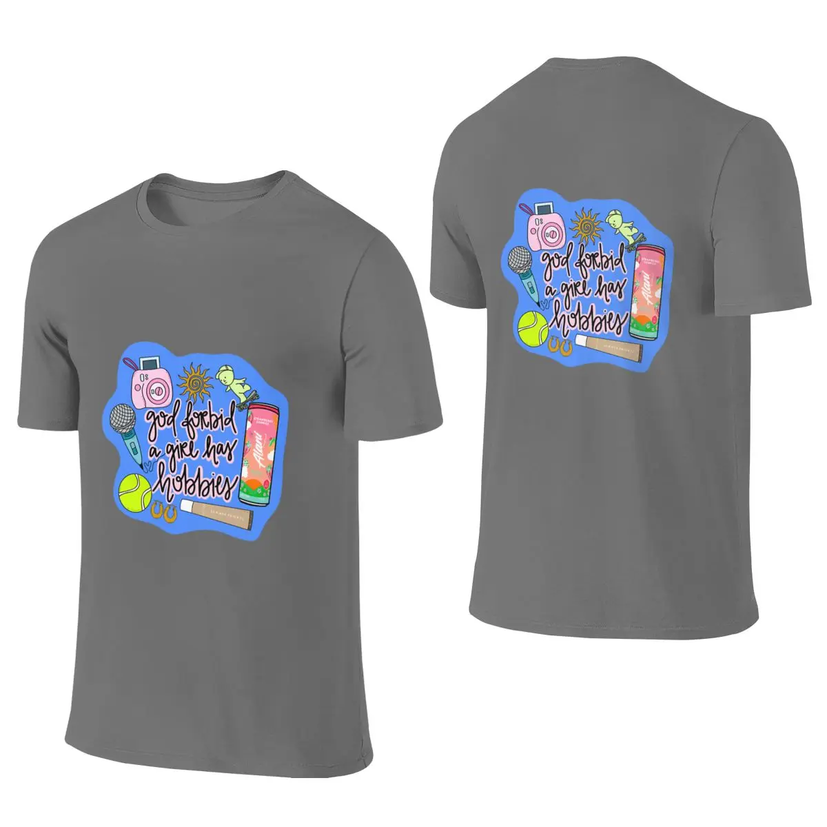 More Hobbies! Comfortable Reversible T-shirt Niche Lazy Style Sun Protection Women's T-shirts