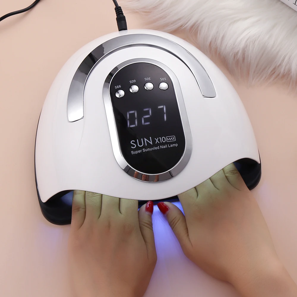 SUN X10 MAX UV LED Lamp For Nail Dryer Manicure Nail Lamp UV Gel Varnish Nail With Motion Sensing Professional Lamp