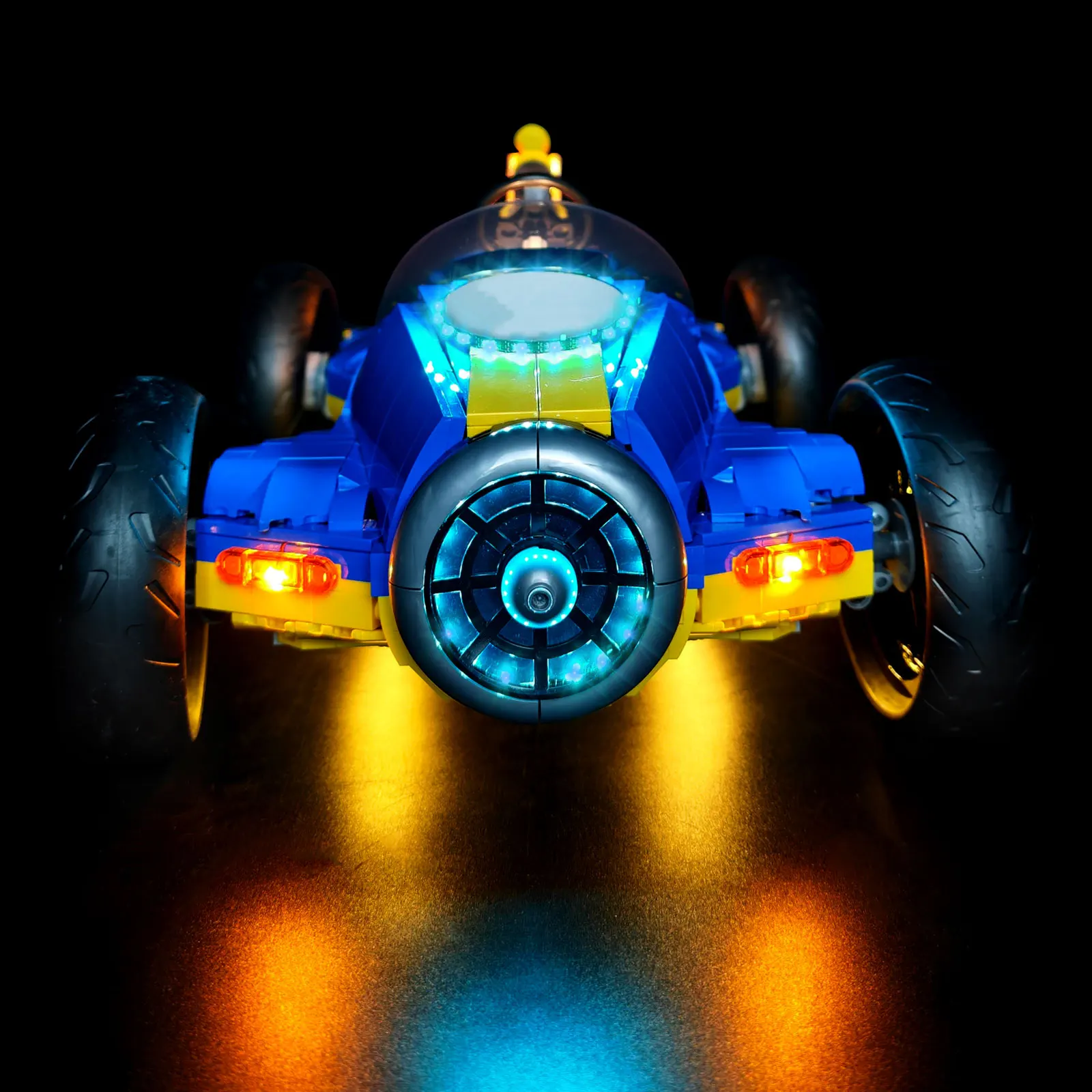 Комплект светодиодного освещения BRIXSPARK, совместимый с Lego 72050, USB-комплект световых приборов для сборки Mario Kart MOC, кирпичи в комплект не входят.